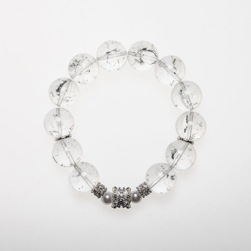 Clear Presence-Clear Quartz Crystal Bracelet