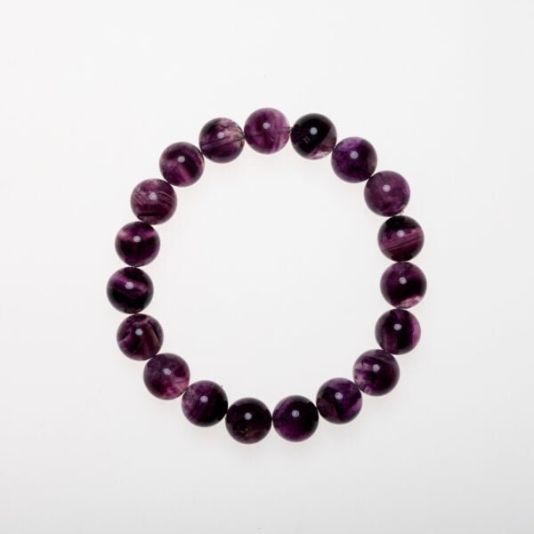Amethyst Crystal Bracelet for Mental Clarity and Focus — made with deep violet stones, designed to enhance concentration, clear mental fog, and restore inner calm.