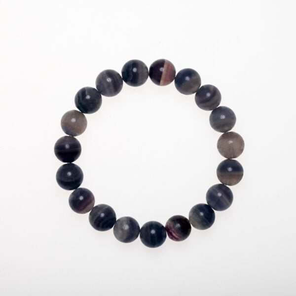 Healing crystal bracelet symbolizing inner quiet and depth