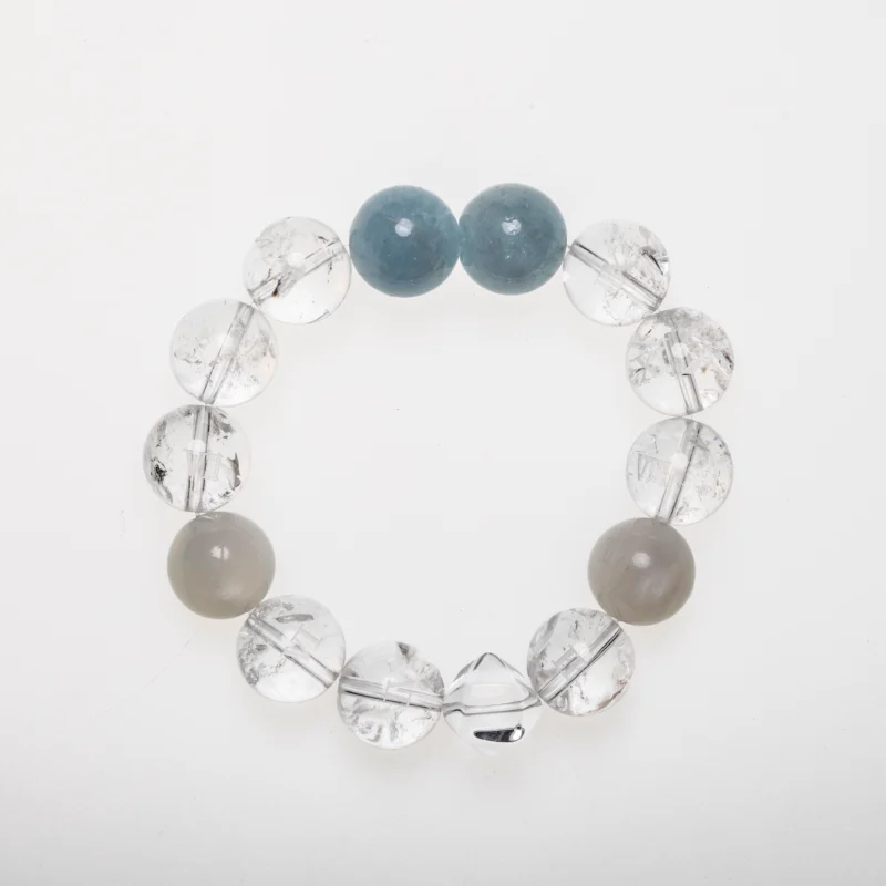 Time of Clarity-Aquamarine Crystal Bracelet