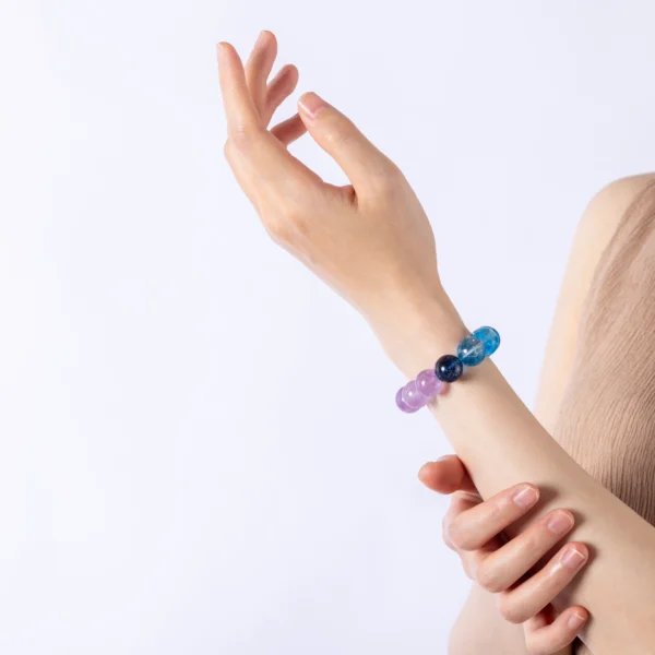 Mind Layers Healing Crystal Bracelet with Healing Stones for Energy and Clarity