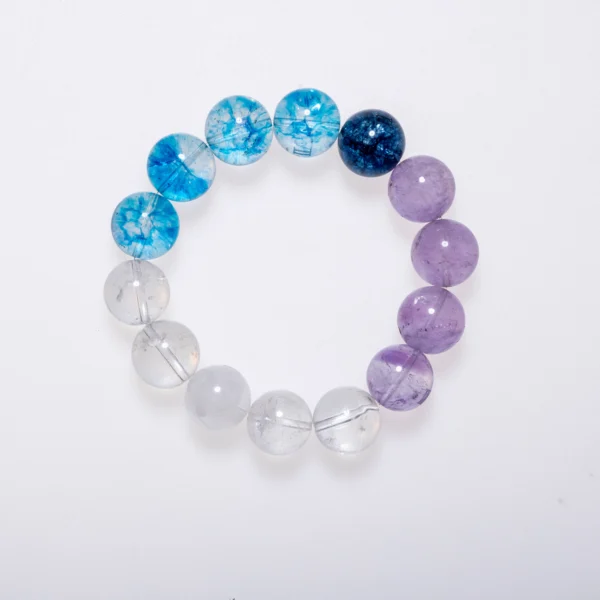 Mind Layers Healing Crystal Bracelet with Healing Stones for Energy and Clarity