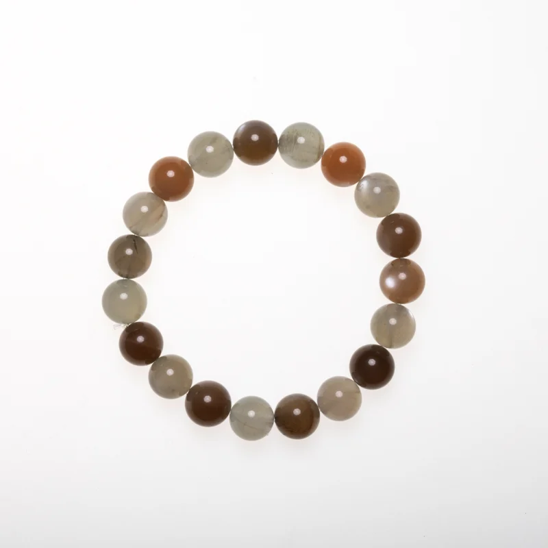 Afterglow in the Valley – Smoky Quartz Crystal Bracelet
