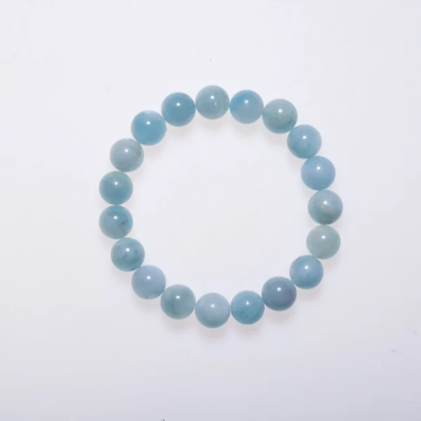 Aquamarine Crystal Bracelet – A beautiful bracelet featuring aquamarine crystals, known for their calming properties and ability to promote tranquility and emotional healing.