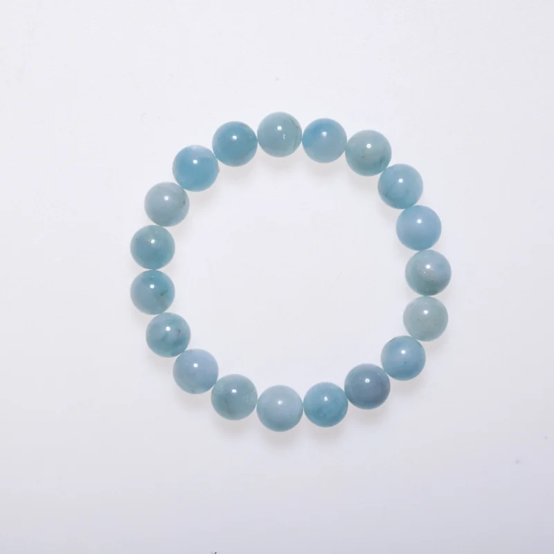 Ocean Mind-Aquamarine Crystal Bracelet
