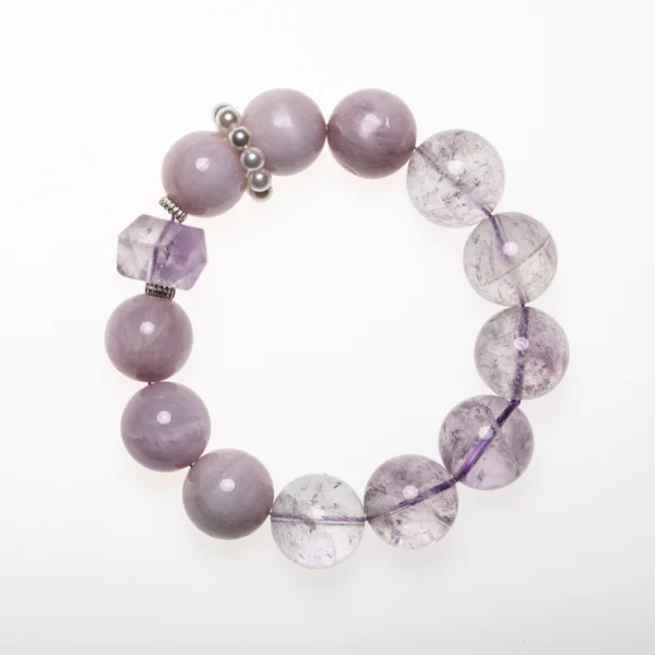 Amethyst Crystal Bracelet for Spiritual Healing and Clarity