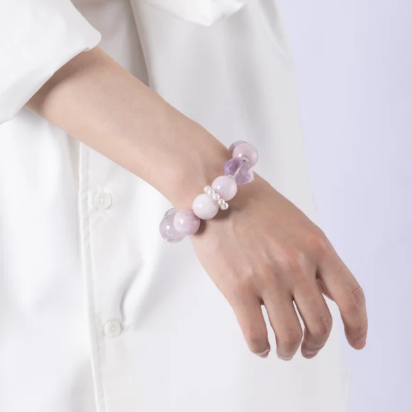 Amethyst Crystal Bracelet for Spiritual Healing and Clarity