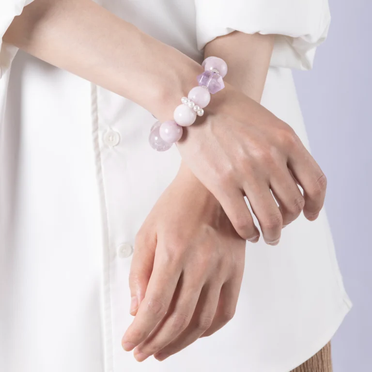 Amethyst Crystal Bracelet for Spiritual Healing and Clarity