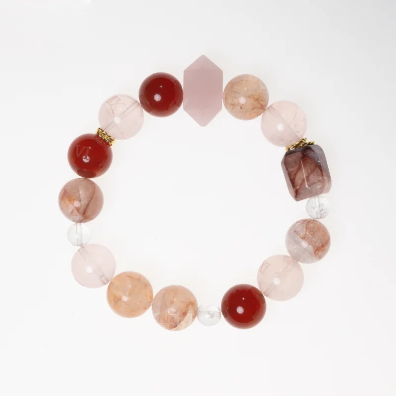 Speak in Rosé-Crystal Energy Bracelet
