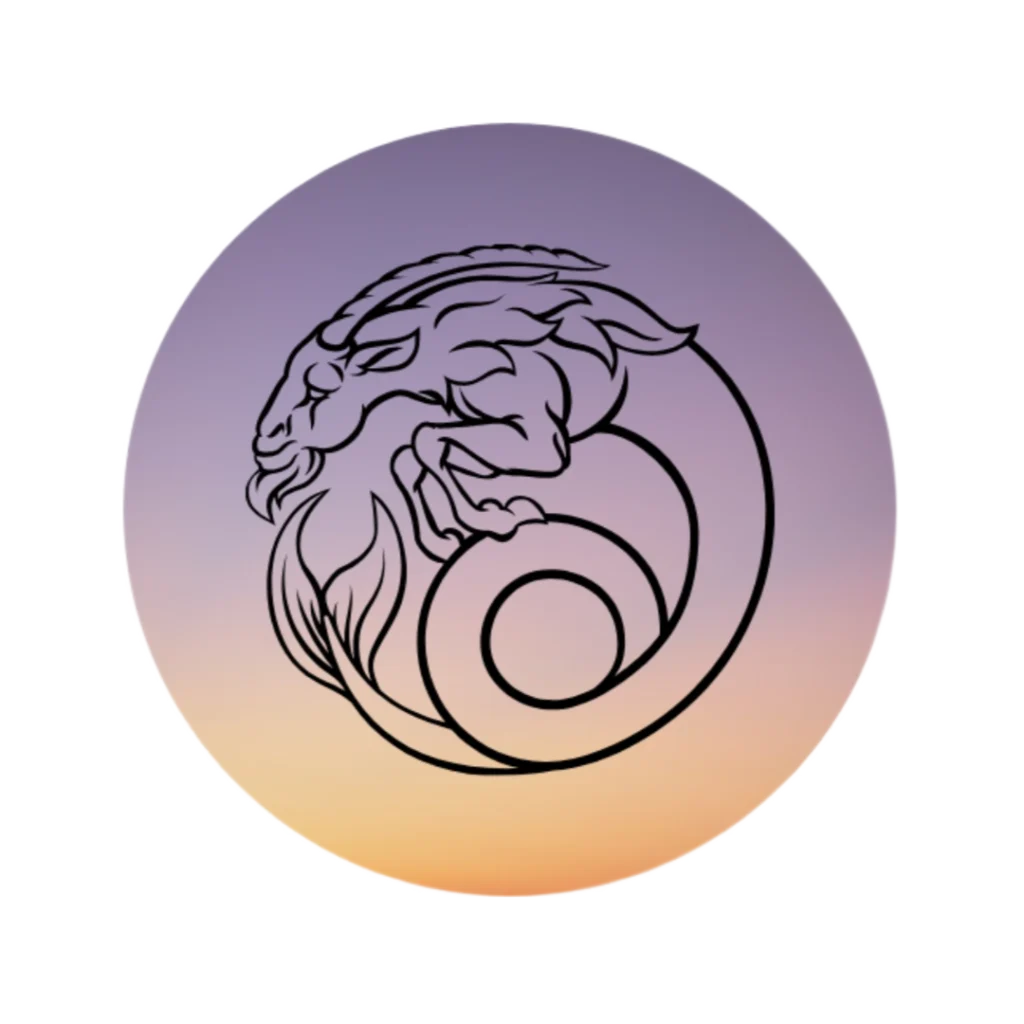 Capricorn zodiac sign illustration for ambition, discipline, and perseverance – Dare to Mystic