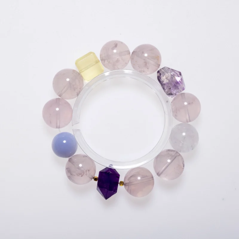 Lavender Soul Valley – Amethyst Crystal Bracelet