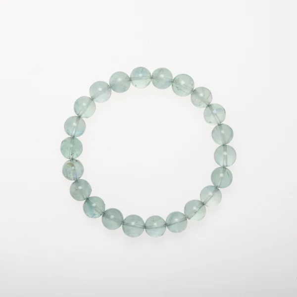 Green Prehnite Bracelet – A beautiful bracelet made with Green Prehnite crystals, known for their healing properties and ability to enhance intuition and peace.