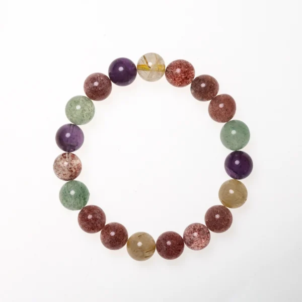 Garden Quartz crystal bracelet with earthy inclusions – Dare to Mystic