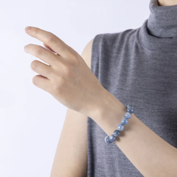 Monet’s Garden – Blue Kyanite Bracelet for Calm & Clarity